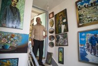 بازدید مدیر کل ارشاد کردستان از آثار هنرمند نقاش «سید ناصر نجفی»